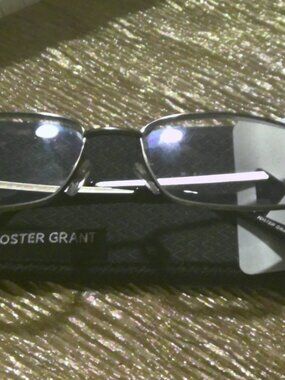 Foster Grant 1.50 Titanium NWT+Case Anti-reflective Coating